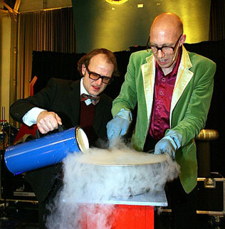 Liquid nitrogen is minus 196 degrees Celsius cold.